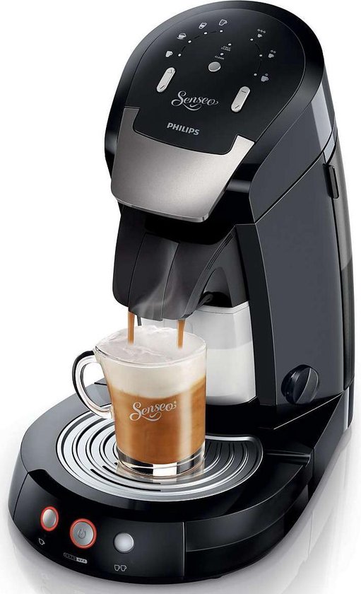 analoog sensatie te rechtvaardigen Philips Koffiepadapparaat HD7854/60 - Senseo Latte Select Zwart | bol.com