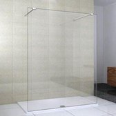 Douchewand Walk-In Inloopdouche 8mm gehard glas transarant easy clean195x90cm - Valiant type B Eastbrook