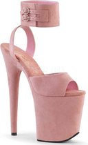 Pleaser Sandaal met enkelband, Paaldans schoenen -37 Shoes- FLAMINGO-891 Paaldans schoenen Roze