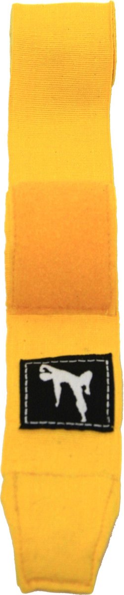 Bruce Lee Boks Bandage - Boxing Wraps - Boksbandages - Kickboks bandage - Paar - 250 cm - Geel