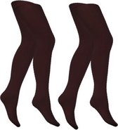 Maillots - 2-Pack - Katoen - Donkerbruin - Maat S/M