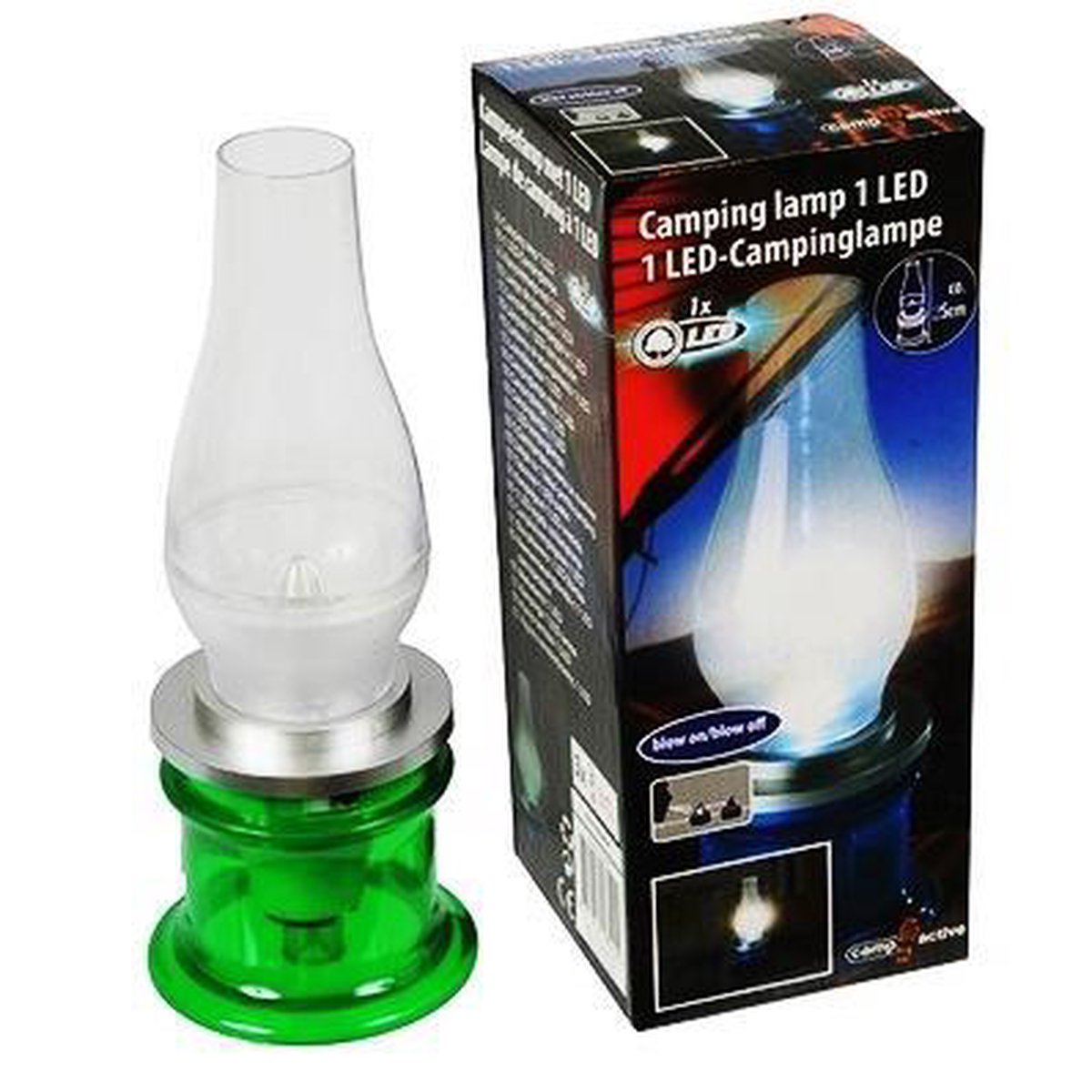 Proline LED Kampeerlamp 2in1 - groen | bol.com