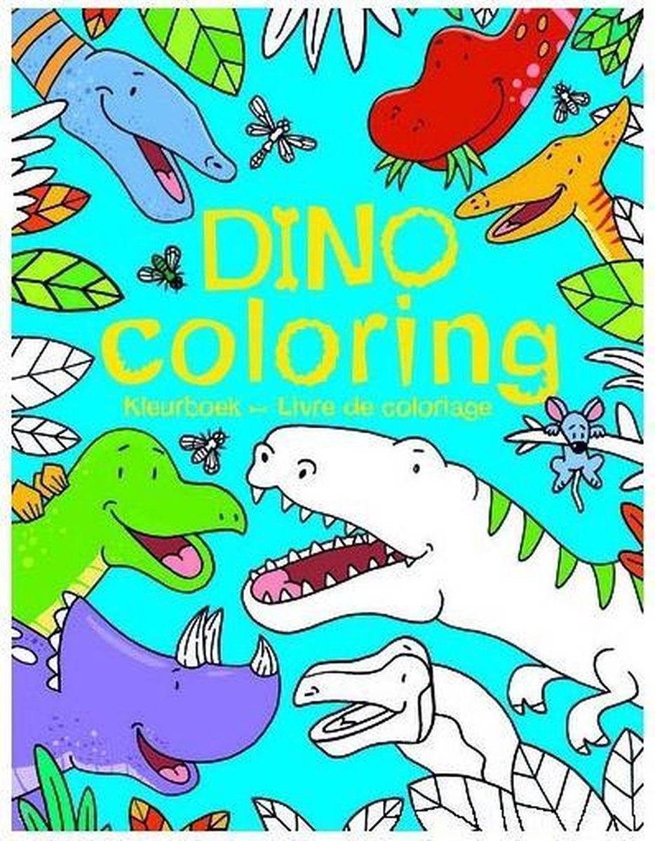 paradijs solo januari Dinosaurus kleurboek | bol.com