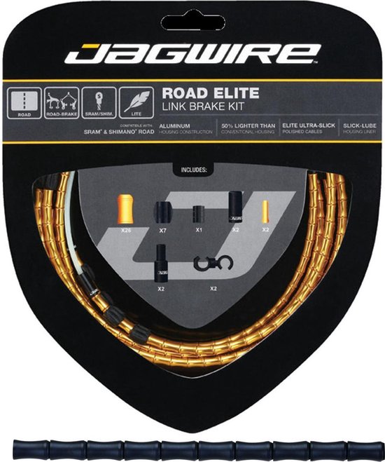 Cable de freno Ruta JAGWIRE Basics 1,6x2000mm Acero Inoxidable Sram