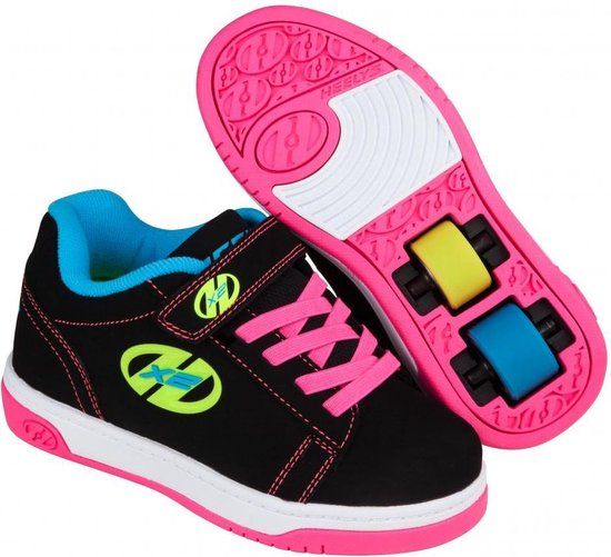 Heelys Rolschoenen Dual Up Neon - Sneakers - Kinderen - Maat 33 - Meisjes -  Zwart/Neon | bol.com