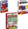 Afbeelding van het spelletje Reisspellen - Monopoly - 4 op een rij - Wie is het