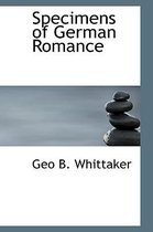 Specimens of German Romance