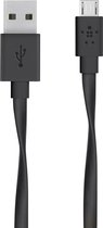 Belkin MIXIT↑™ platte Micro-USB/USB-A-kabel - Zwart