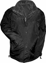 Anuy Outdoorjack Alaska Unisex Zwart Maat L