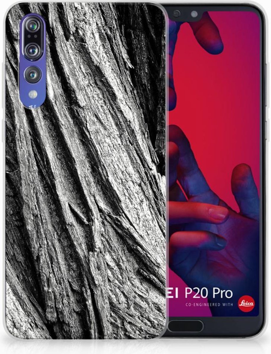 Bumper Hoesje Huawei P20 Pro Boomschors Grijs