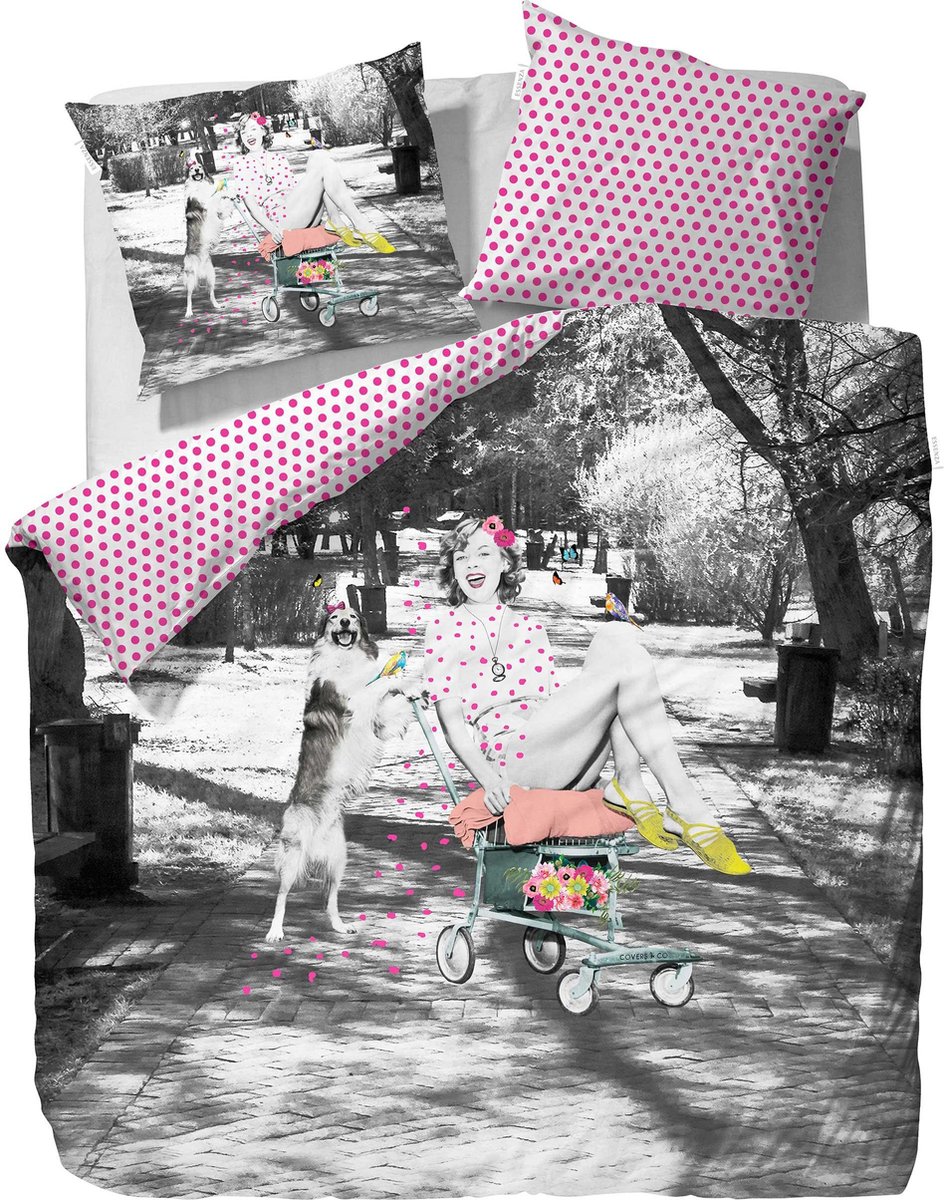 Covers & Co Liz Dekbedovertrek - Eenpersoons - 140x200/220 cm - Multi