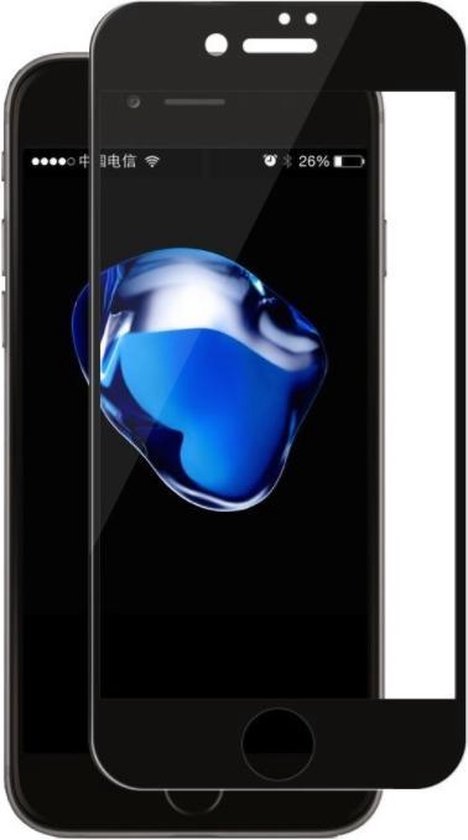 Paar Onmiddellijk Stuwkracht Full Front Tempered Glass Protector Apple iPhone 7 Plus / 8 Plus | 3D  volledige Glazen... | bol.com