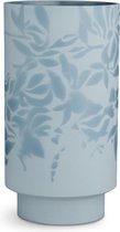 Kähler Design Kabell Vaas - Bloem motief - Hoogte 26,5 cm - Licht Blauw