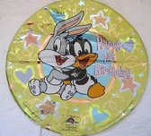 folieballon - Happy 1st Birthday Baby Bunny