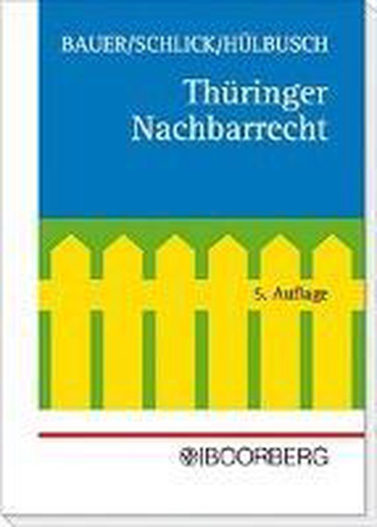Thüringer Nachbarrecht - cover