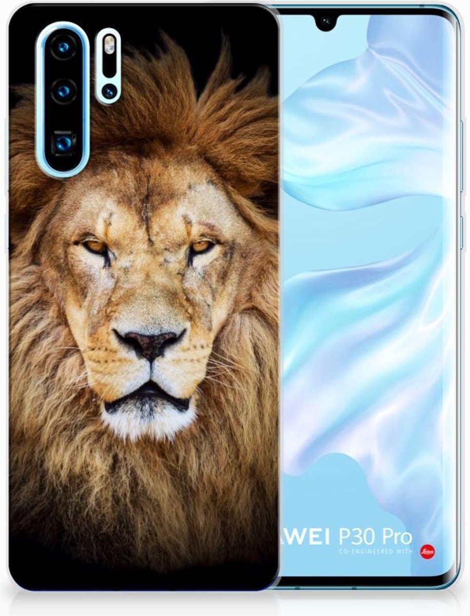 Huawei P30 Pro TPU Hoesje Leeuw