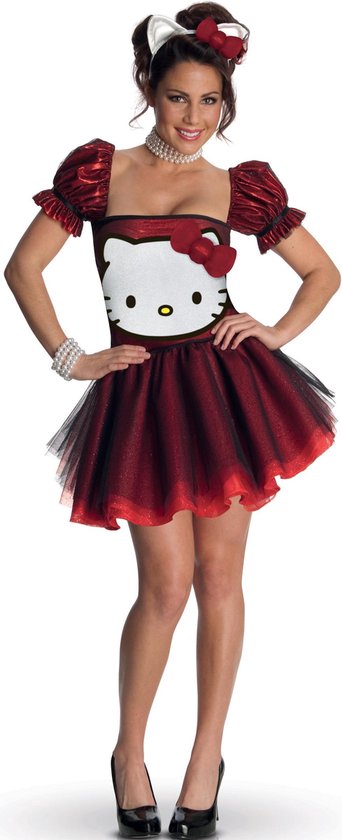 Hoes Verouderd tekort Rood Hello Kitty� kostuum voor volwassen - Verkleedkleding - XS | bol.com