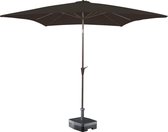 Kopu® vierkante parasol Altea 230x230 cm - Antraciet