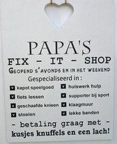 pap's fix-it-shop wit mdf