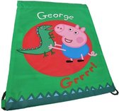 Peppa Pig GEORGE & Meneer Dinosaurus Zwemtas Gymtas School Tas Groen