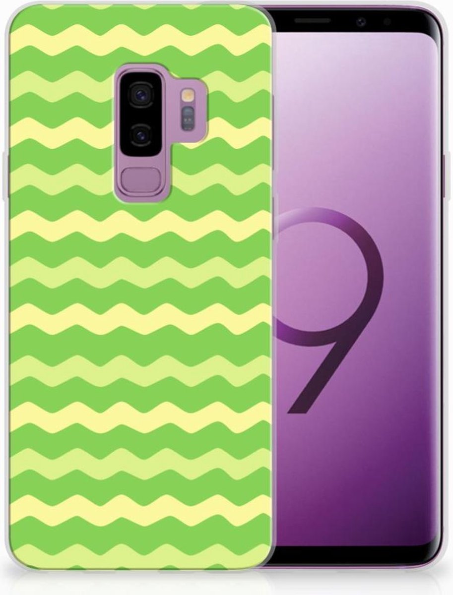 Samsung Galaxy S9 Plus TPU bumper Waves Green