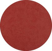 Authentique Tafellaken - Tafelkleed - Tafelzeil - Rond 150 cm Ø - Geweven onderlaag - Duurzaam - Geen Plooien - Bruin