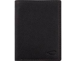 camel active Leren Portemonnee Macau Combi Wallet Black Zwart