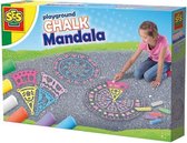 Stoepkrijt mandala