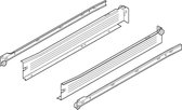 Blum Metabox ladegeleiders - 500mm   86mm hoog - 320M5000C