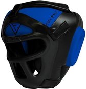RDX Sports T1 Hoofdbeschermer Met Verwijderbare Gezichtskooi Extra Large - Kleur: Blauw
