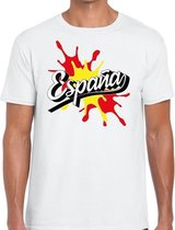 Espana/Spanje t-shirt spetter wit voor heren 2XL