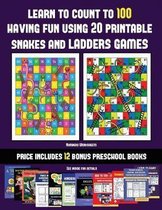 Numbers Worksheets (Learn to count to 100 having fun using 20 printable snakes and ladders games)