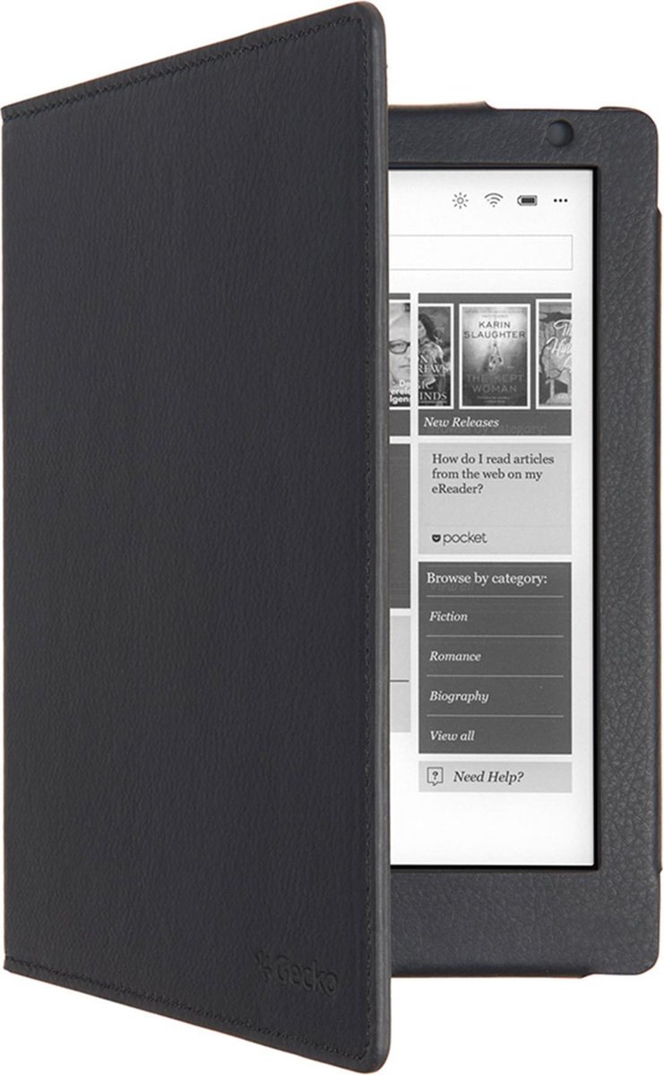 Gecko Covers - Luxe Waterproof Sleepcover voor Kobo Aura H2O Edition 2