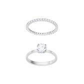 Swarovski I Do Ring Round Set Cubic Zirkonia White Ring 5412026 (Maat 52)