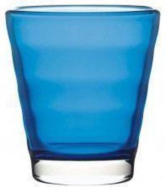 Melodramatisch Vergelijkbaar Blijven Leonardo Wave Waterglas - Blauw - 5 stuks | bol.com