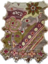 Kasjmier Wollen Dames Sjaal - 180 x 70 cm - Groen