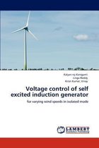 Voltage control of self excited induction generator