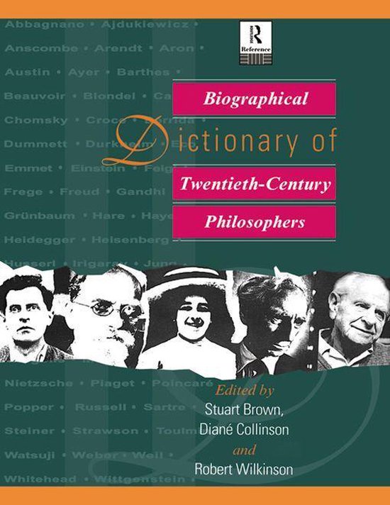 Biographical Dictionary of Twentieth-Century Philosophers - cover