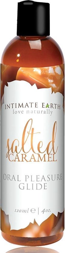 Intimate Earth - Natural Flavors Glide Gezouten Caramel 120 ml