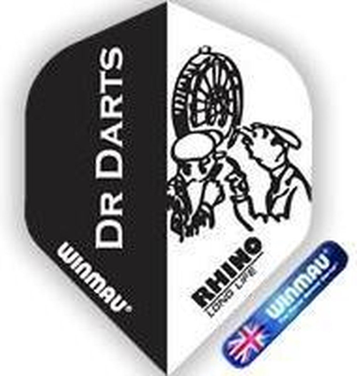Winmau Rhino Dr Darts Set Ã 3 stuks
