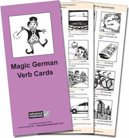 Magic German Verb Cards Flashcards (8)