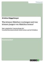 Was können Mädchen von Jungen und was können Jungen von Mädchen lernen?