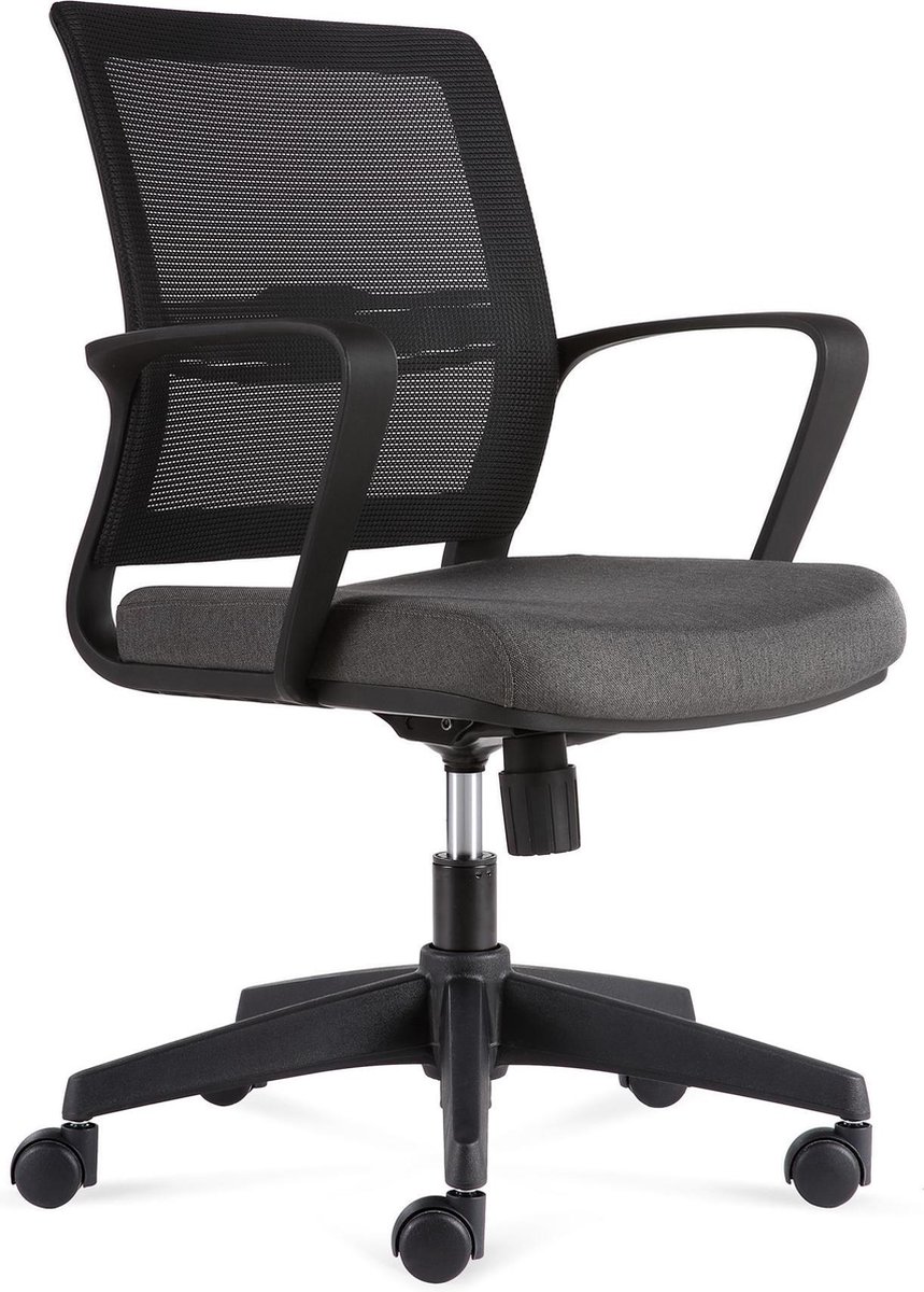 BenS 831-Eco-v Antraciet, Bureaustoel - GREENGUARD GOLD - degelijke bureaustoel geschikt voor langdurig gebruik