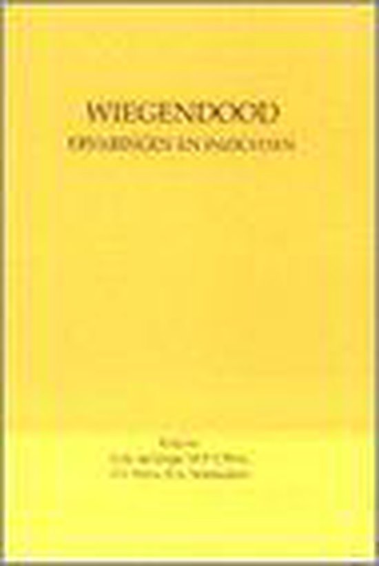 9789090163161 - Wiegendood, ervaringen en inzichten