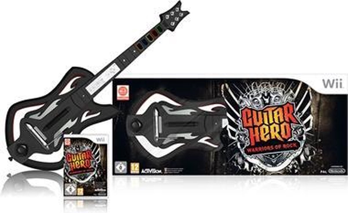 Stationair onderbreken been Guitar Hero: Warriors Of Rock - Gitaar Bundel Wii | Games | bol.com
