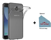 Pearlycase® Transparant Hoesje Tpu Siliconen Case voor Samsung Galaxy J3 2017