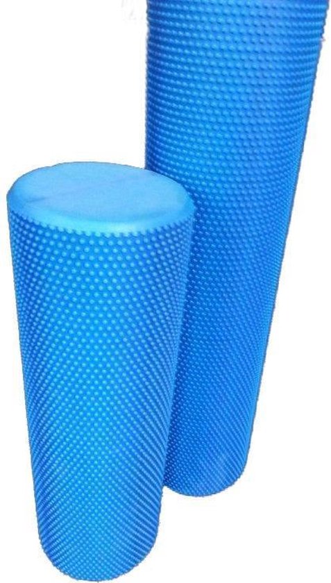 Matchu Sports - Foam roller - Foamroller -  Massage - Massage roller - 45 cm - Zacht - Blauw