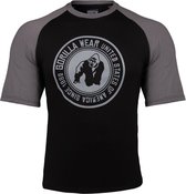 Gorilla Wear Texas T-shirt - Zwart/Donkergrijs - M