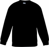 Zwarte katoenmix sweater voor jongens 7-8 jaar (122/128)