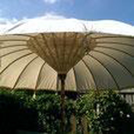 Koor Ontmoedigd zijn Beringstraat Ibiza parasol, kleur cr�me, diameter 250 cm""""""""""""""" | bol.com